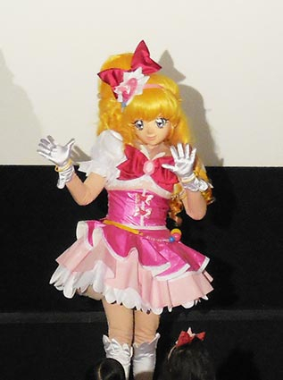 あべのアポロシネマの ちょっとお得な耳より情報 プリキュアのキュアミラクルとダンス